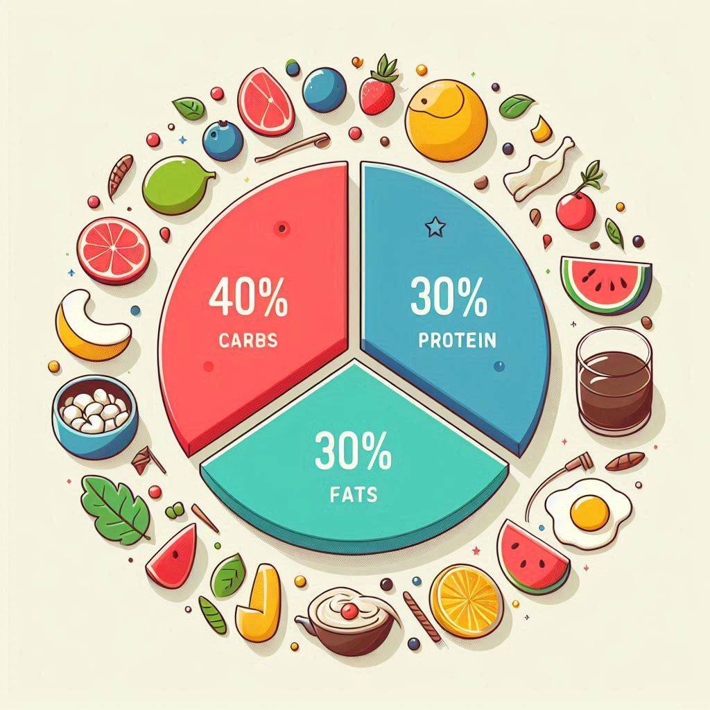 keto macro pie chart