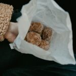 brown cookies on white plastic bag